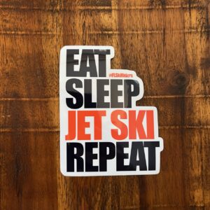 Eat Sleep Jet Ski Repeat Decal
