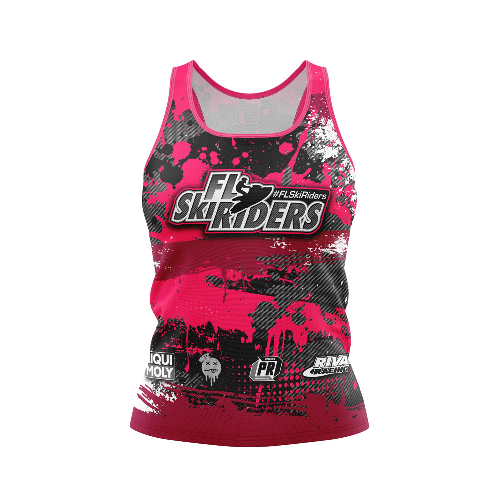 Canotta Donna Racerback CulturesFinest - Miami Florida Vintage Black - Foto 2